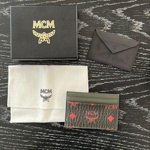 MCM Monogram Card Holder